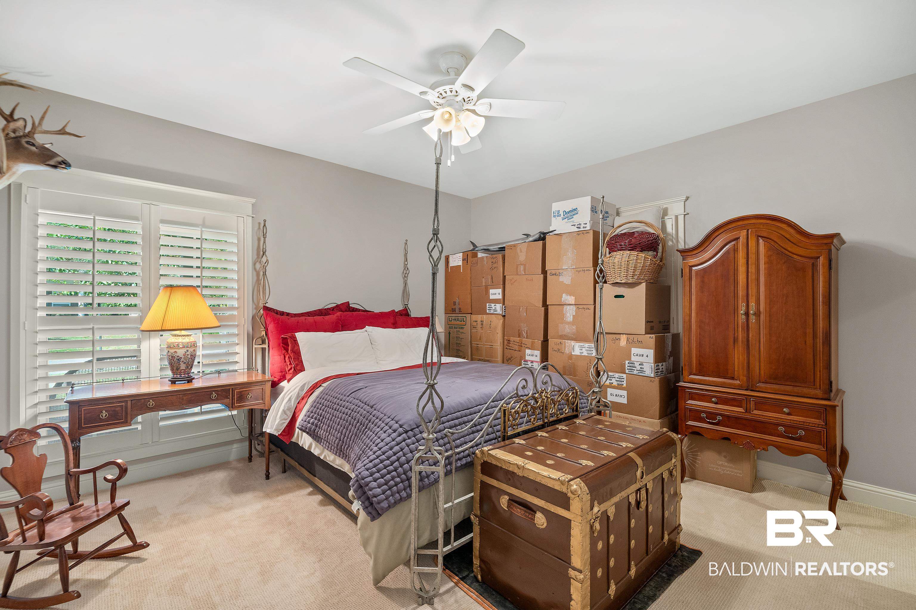 29530 St John Street Daphne, AL 36526 - Photo 20 of 38 Bedroom featuring ceiling fan and light colored carpet