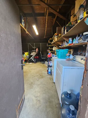 a view of a storage room with a lot of stuff