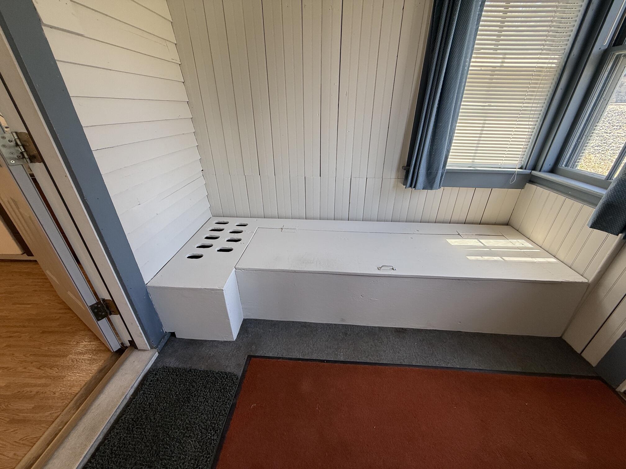 2388 Main Street Rangeley, ME 04970 - Photo 44 of 49 Back Porch 4 - Skies Storage and Bench