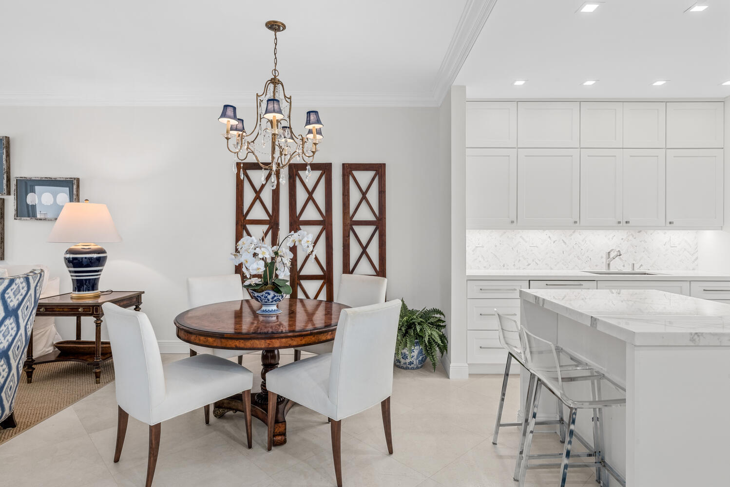 127 Peruvian Avenue, Unit 302 Palm Beach, FL 33480 - Photo 16 of 43 a dining room with furniture and window