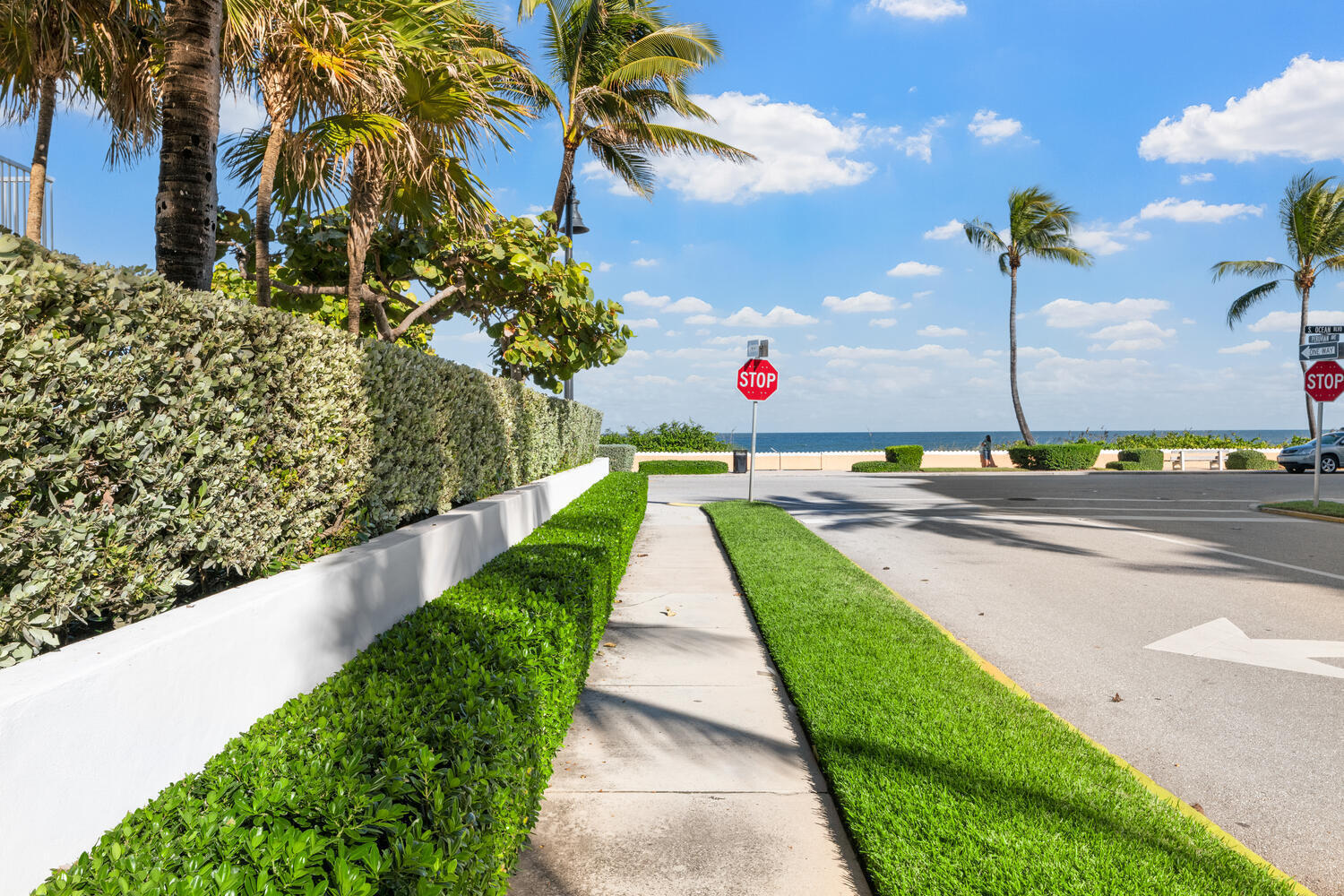 127 Peruvian Avenue, Unit 302 Palm Beach, FL 33480 - Photo 41 of 43 a view of street with flower on side of it