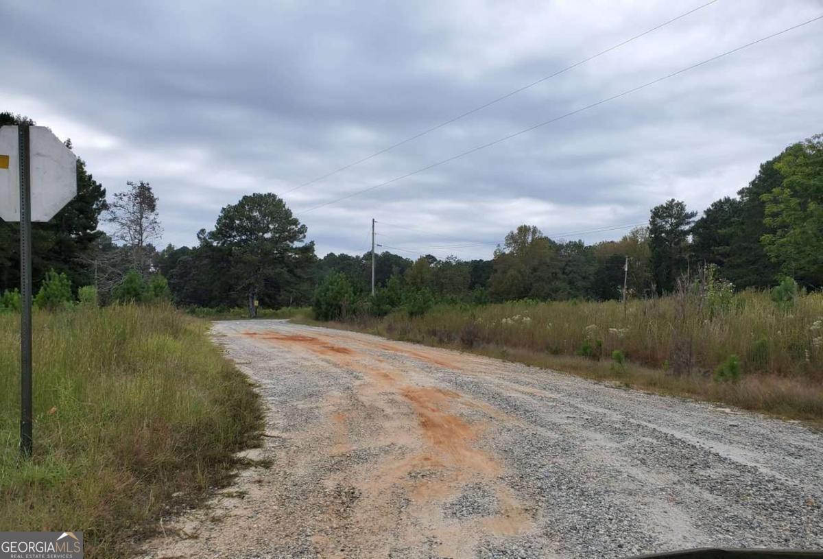 a view of lake with green space