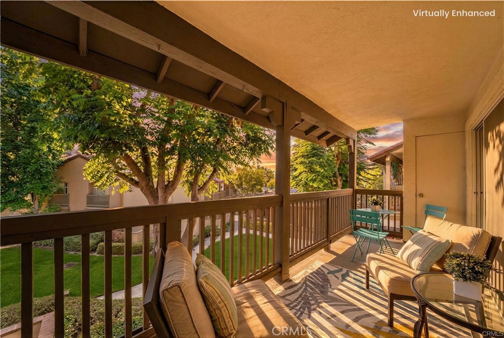 104 South Cross Creek Road, Unit M Orange, CA 92869 - Photo 11 of 34 a view of balcony with furniture