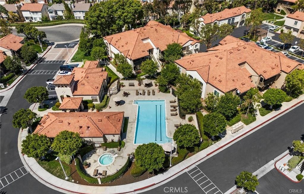 104 South Cross Creek Road, Unit M Orange, CA 92869 - Photo 26 of 34 an aerial view of a house with garden space and street view