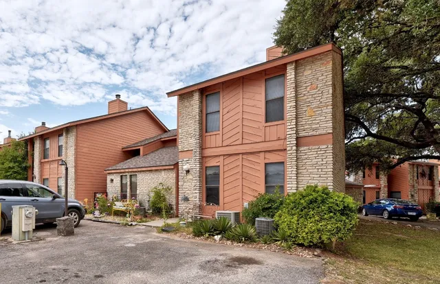 a view of a house with a patio