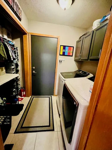 a room with storage and utility