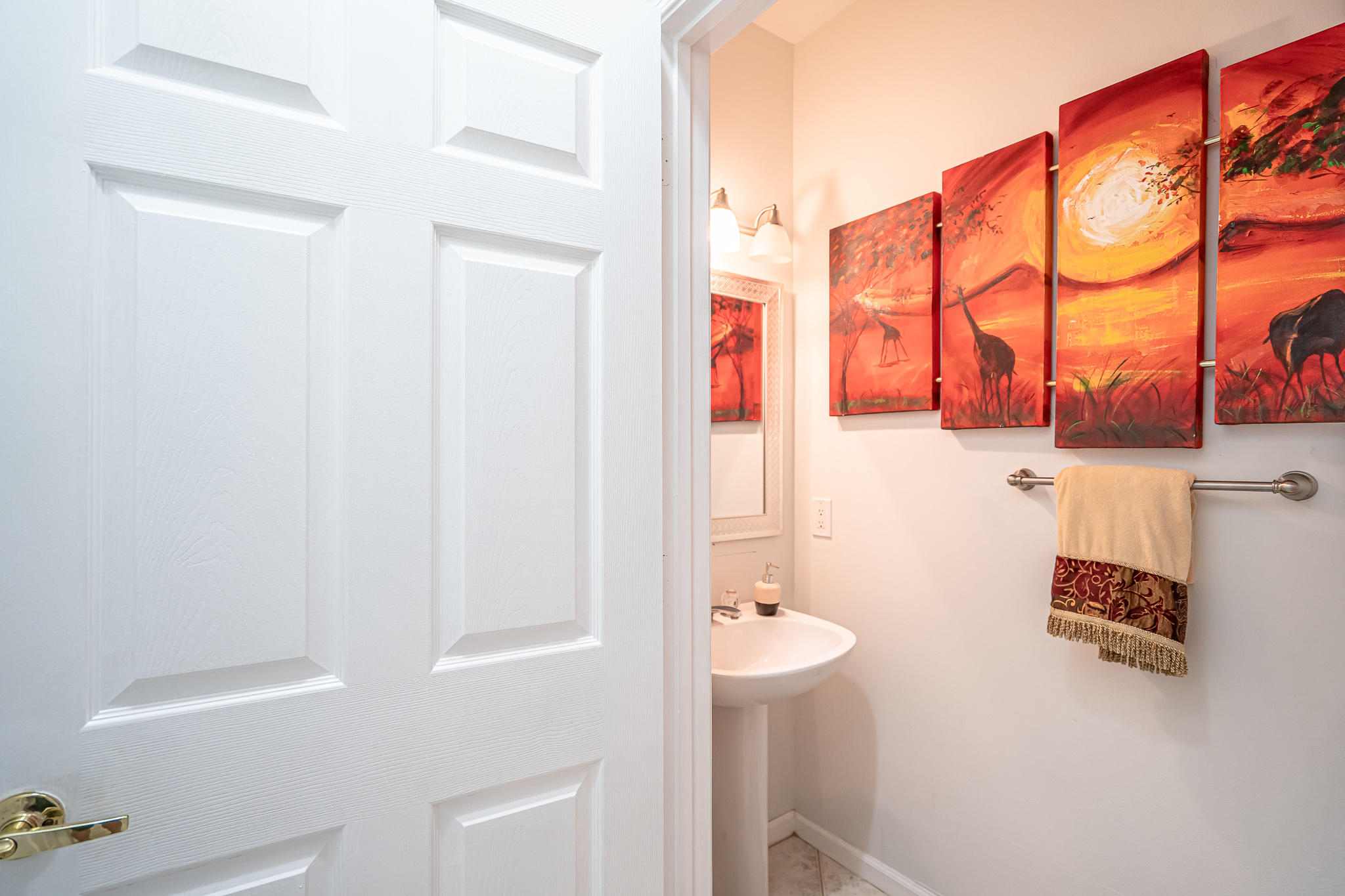 22821 Chelsea Wood Court Boca Raton, FL 33433 - Photo 29 of 43 a bathroom with a sink a toilet and shower curtain