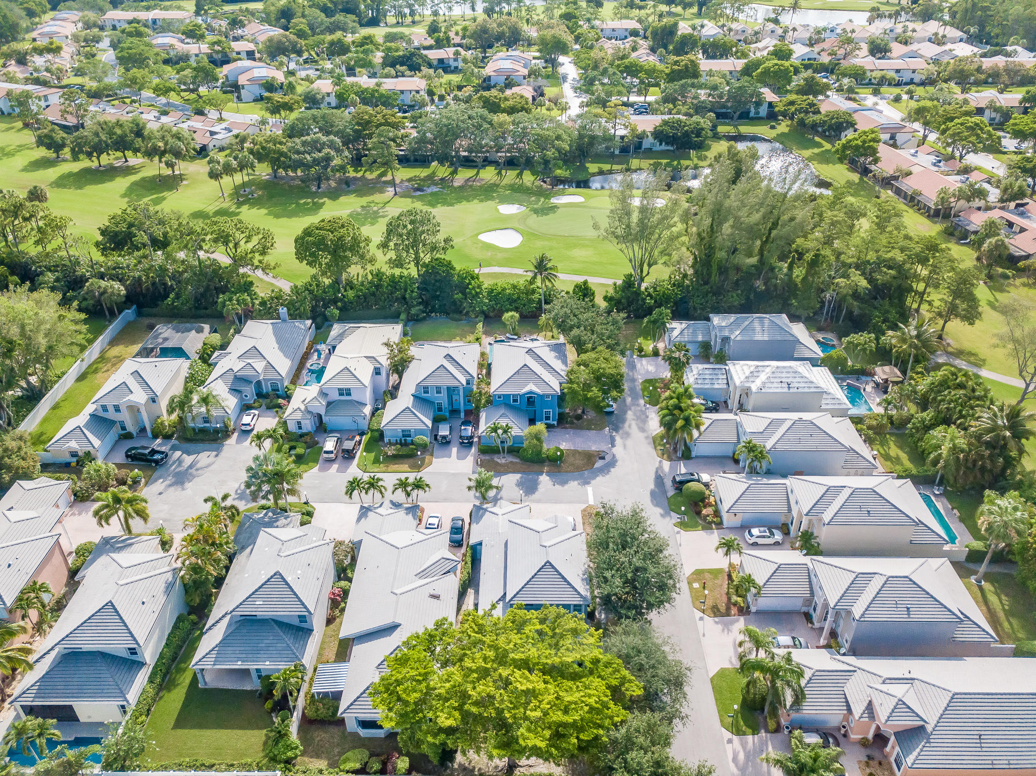 22821 Chelsea Wood Court Boca Raton, FL 33433 - Photo 35 of 43 an aerial view of multiple houses with yard