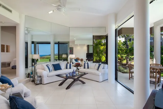 a work place with a table and chairs