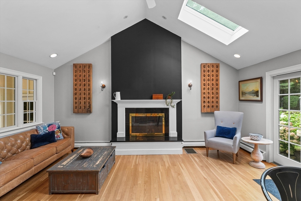 7 Kimball Road Boxford, MA 01921 - Photo 11 of 41 a living room with furniture and a fireplace