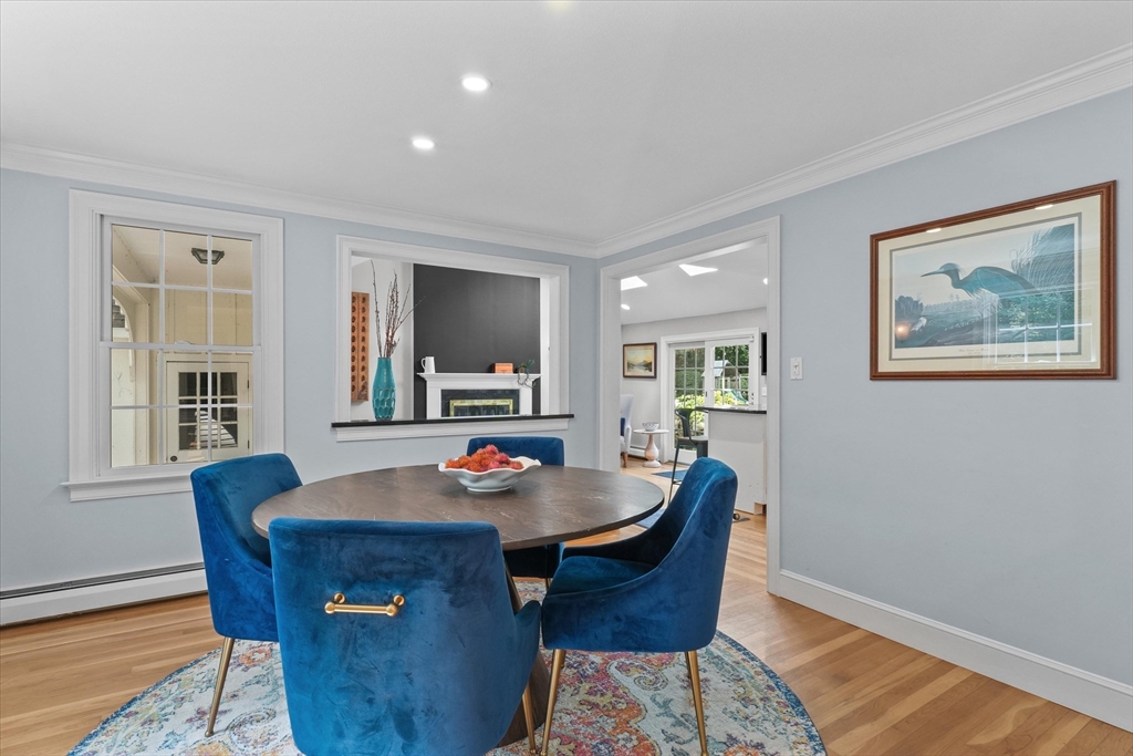 7 Kimball Road Boxford, MA 01921 - Photo 4 of 41 a view of a dining room with furniture and wooden floor