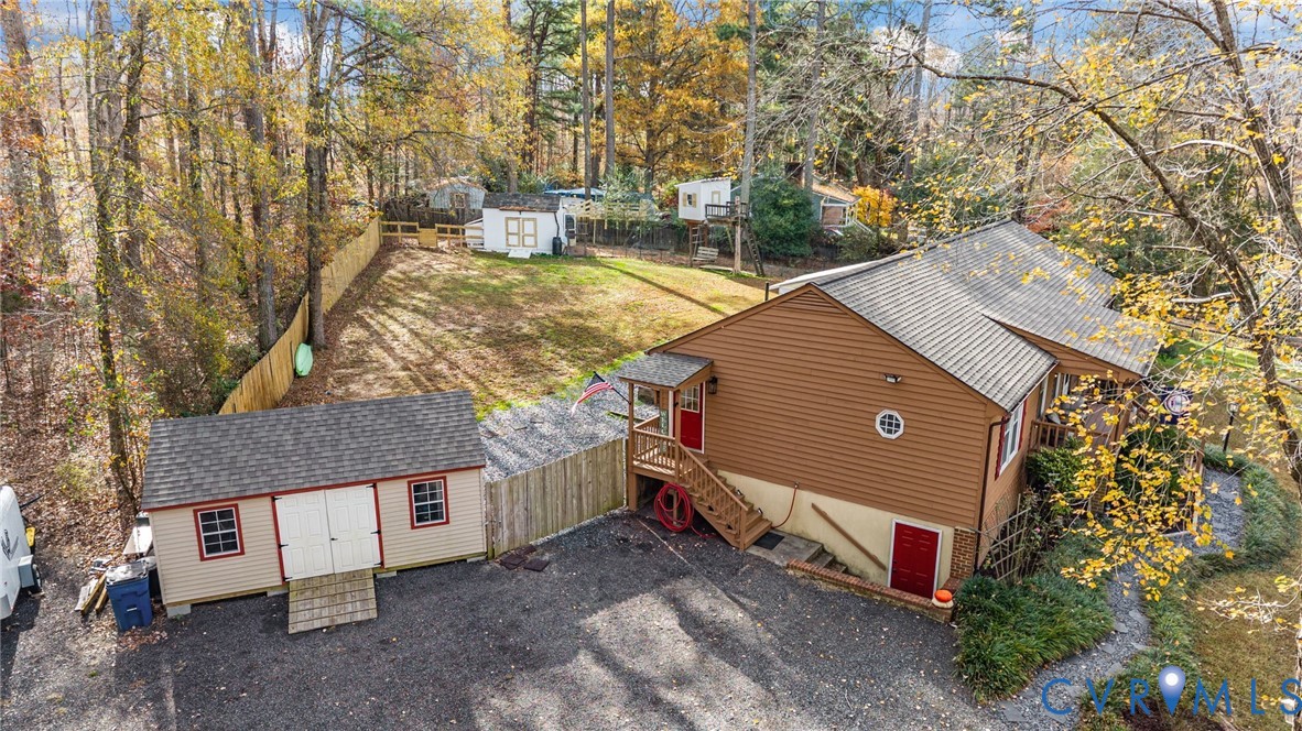 1201 Mt Hermon Road Midlothian, VA 23112 - Photo 44 of 48 Aerial view of property and surrounding area featu
