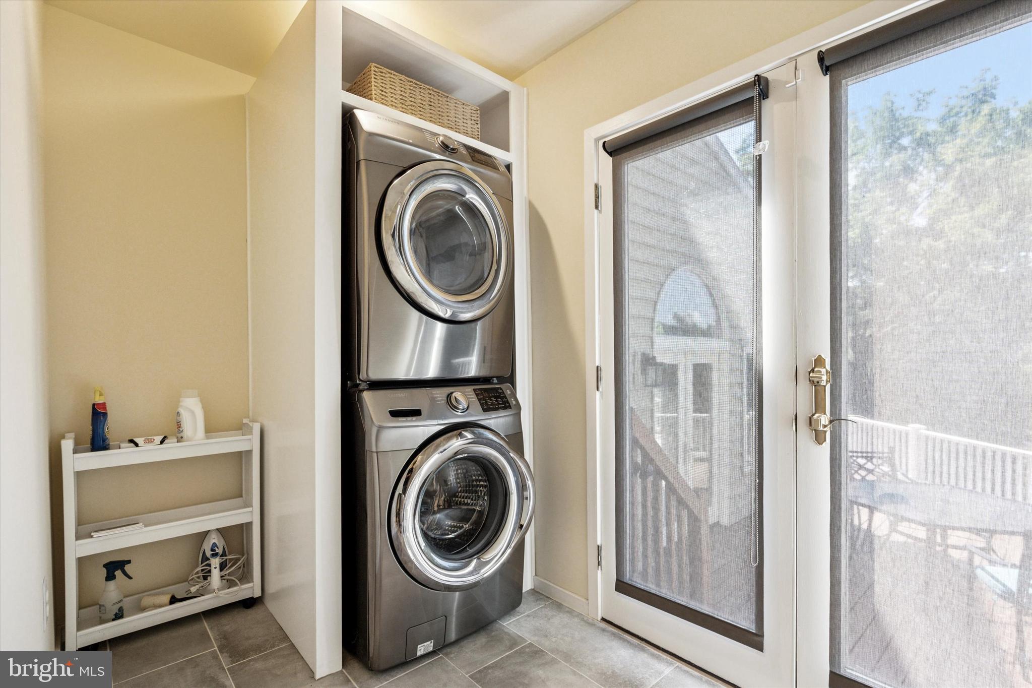 241 Painter Road Media, PA 19063 - Photo 29 of 44 a view of a hallway with washer and dryer