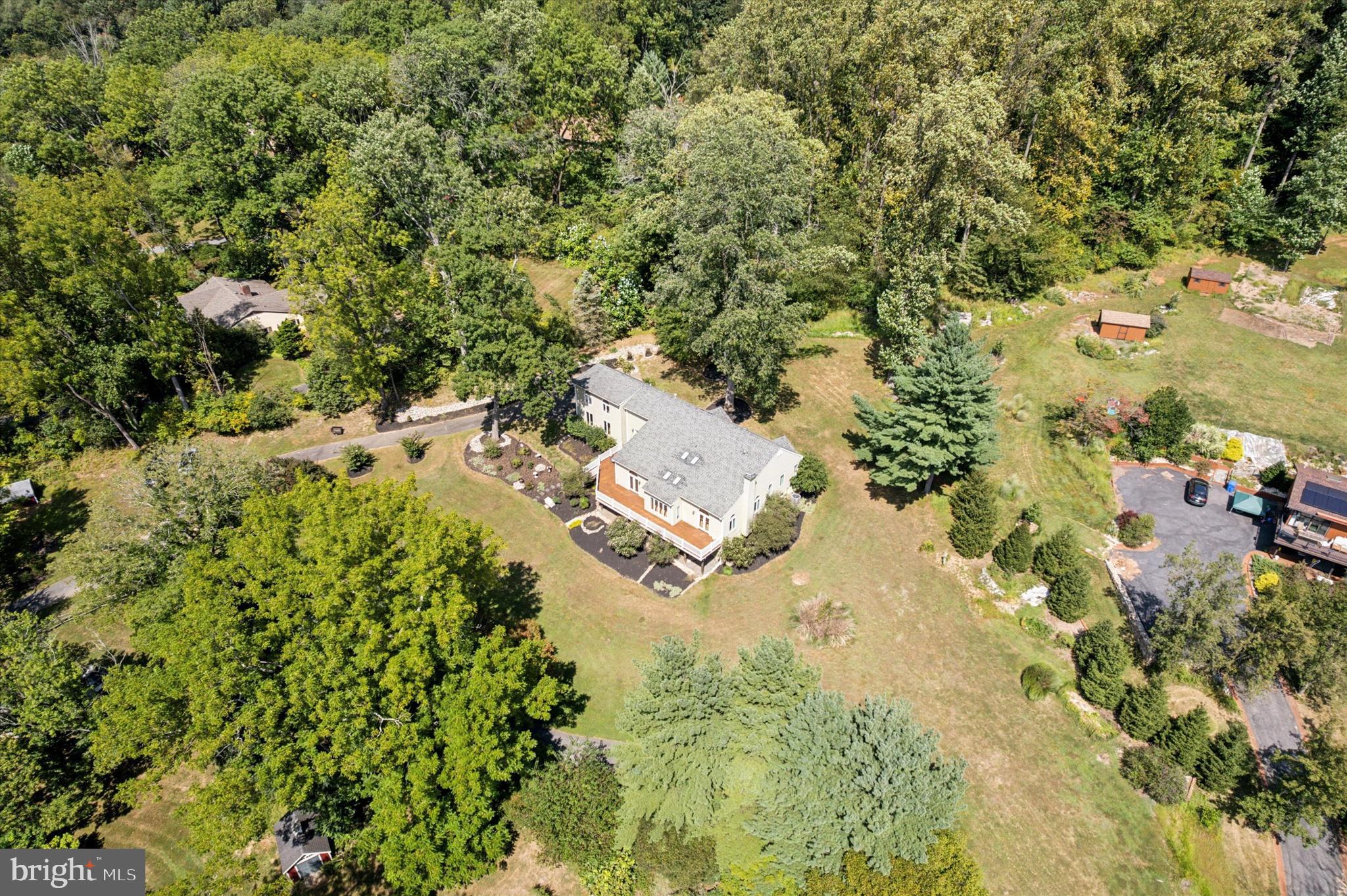 241 Painter Road Media, PA 19063 - Photo 43 of 44 an aerial view of a house with a yard