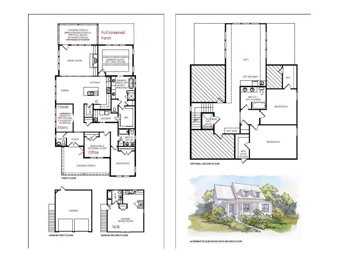2119 Boatwright Road Johns Island, SC 29455 - Photo 33 of 33 FloorPlan_ChickadeeNest_2119