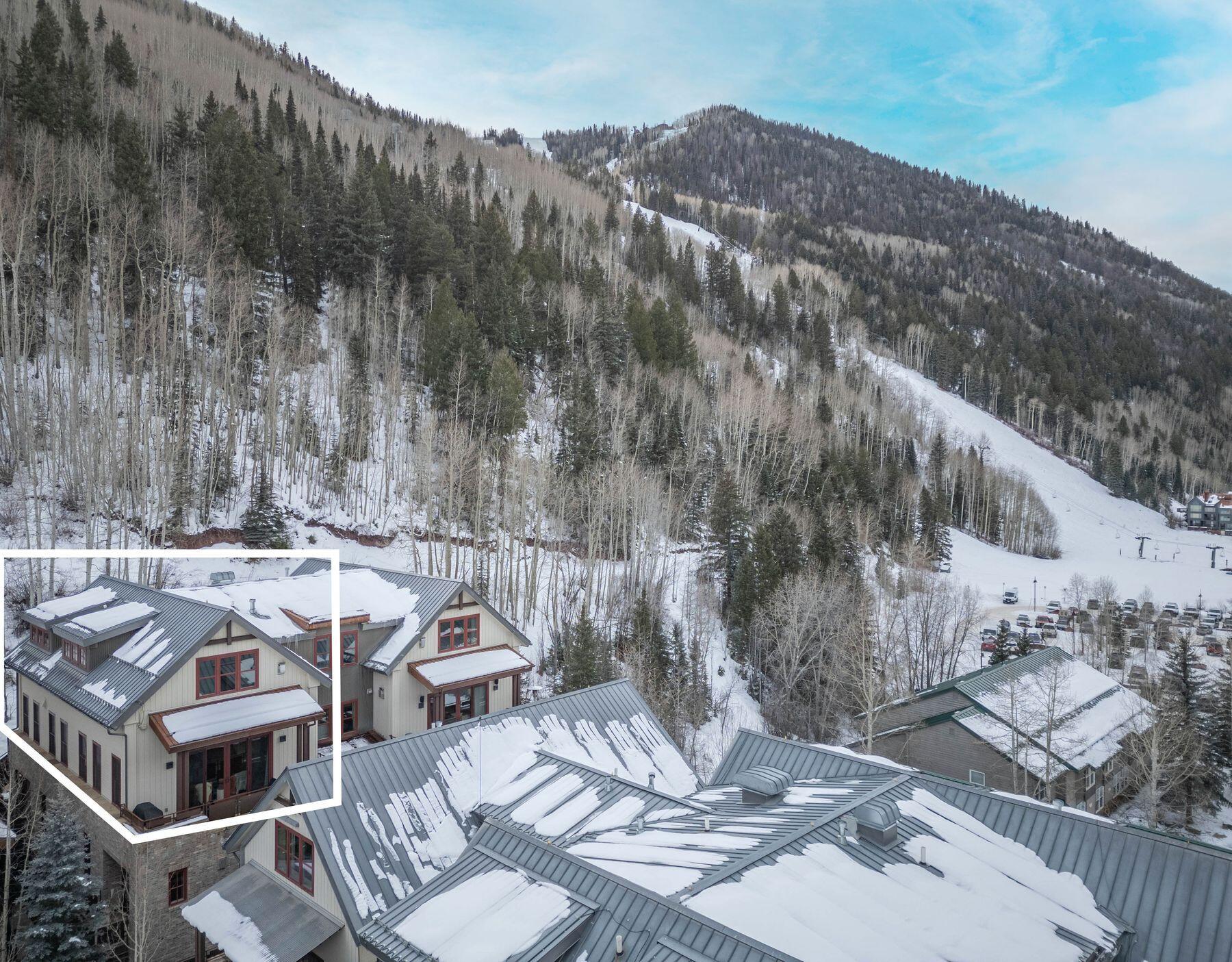 398 South Davis Street, Unit SW402 Telluride, CO 81435 - Photo 40 of 44 a view of a house with a yard