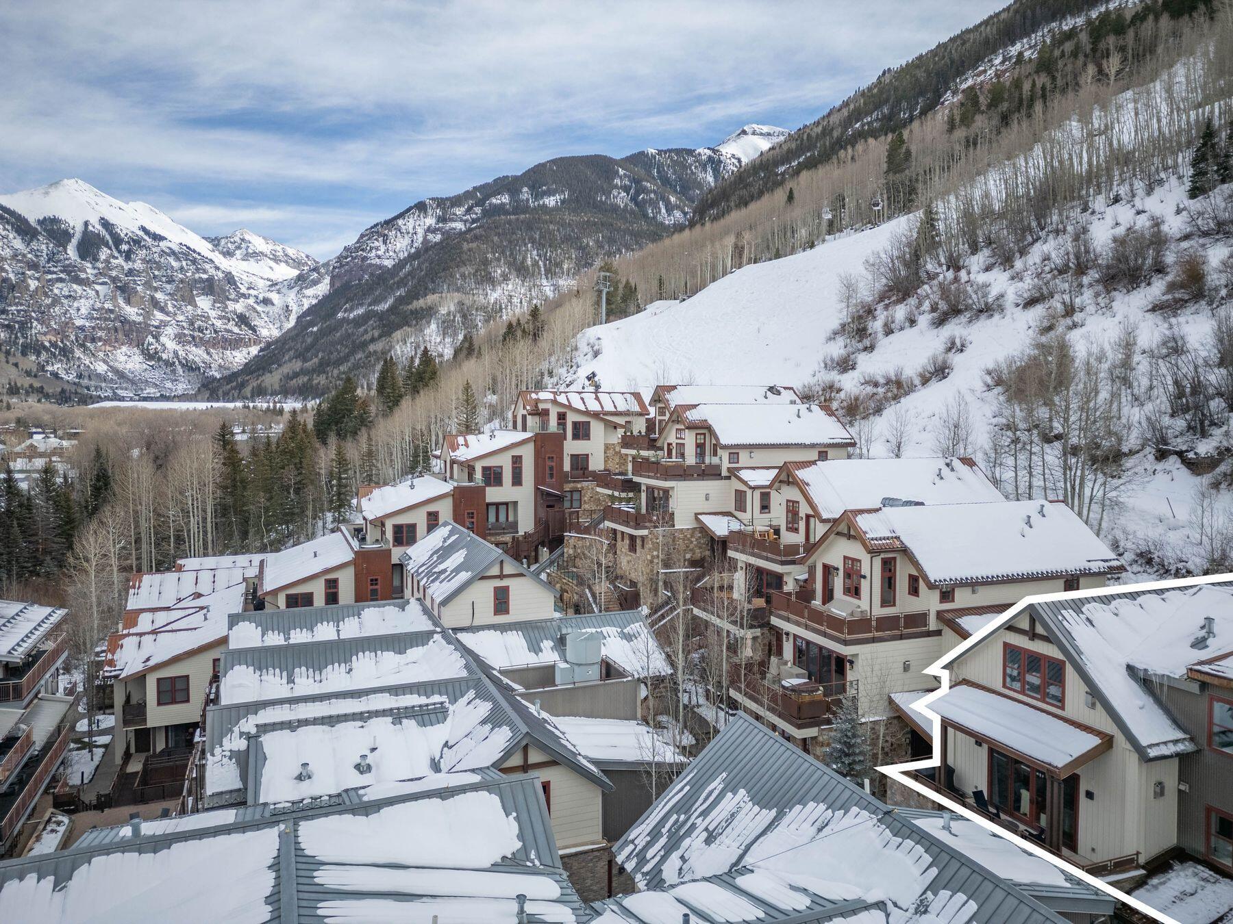 398 South Davis Street, Unit SW402 Telluride, CO 81435 - Photo 42 of 44 a view of a city with tall buildings