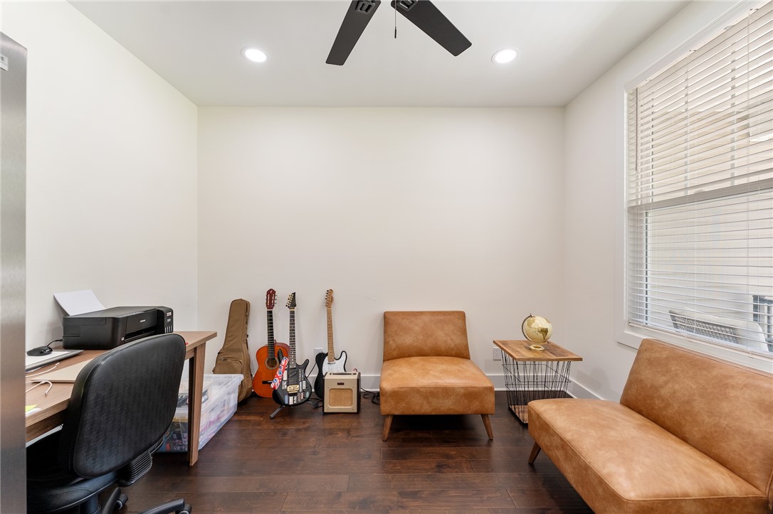 502 Canebrake Drive Anderson, SC 29621 - Photo 26 of 39 This versatile room offers rich hardwood flooring and ample natural light, perfect for a dedicated home office or creative space.