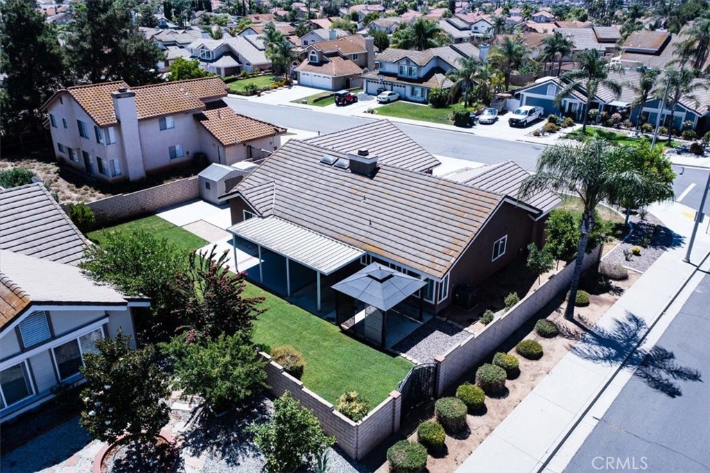 106 Bracebridge Court Riverside, CA 92506 - Photo 45 of 48 an aerial view of a house with garden space and street view