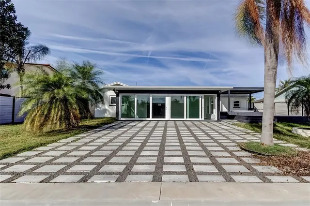 a view of outdoor space and deck