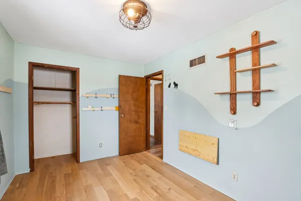 wooden floor in an empty room