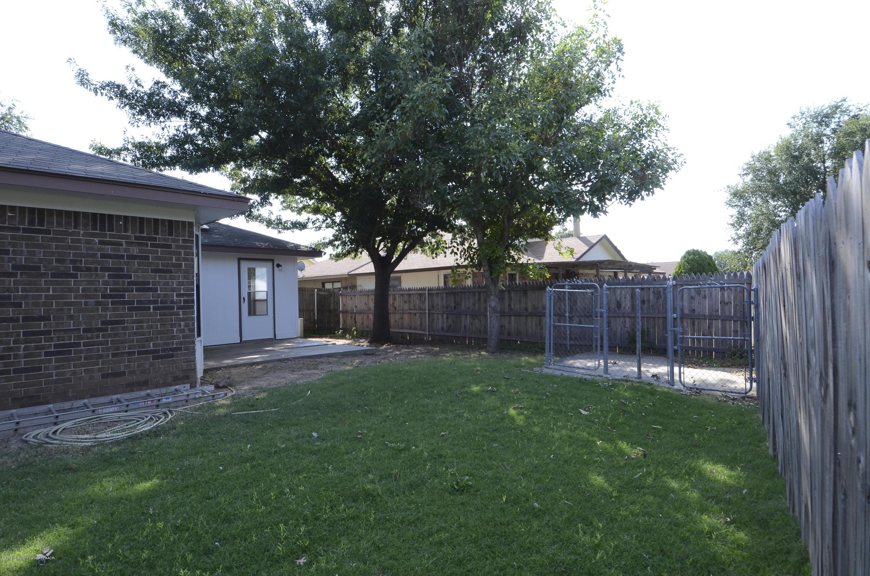 5300 Raindrop Lane Amarillo, TX 79110 - Photo 22 of 25 22 Backyard 2