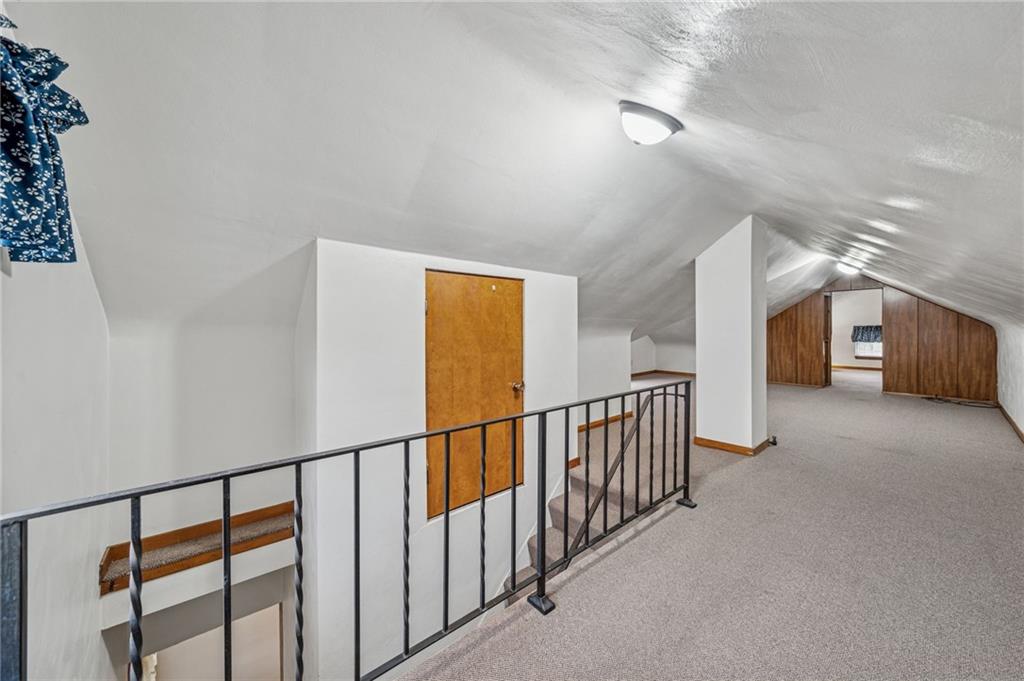 15 Hickory Street Burgettstown, PA 15021 - Photo 24 of 36 a view of staircase with railing and white walls