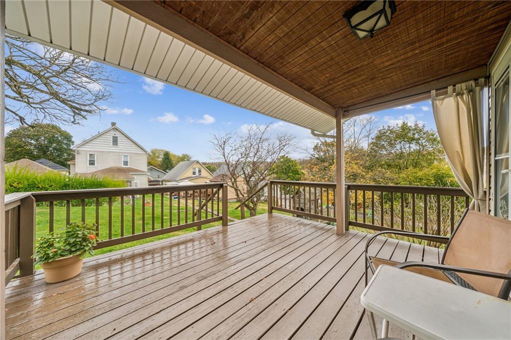 15 Hickory Street Burgettstown, PA 15021 - Photo 32 of 36 a view of balcony with wooden floor