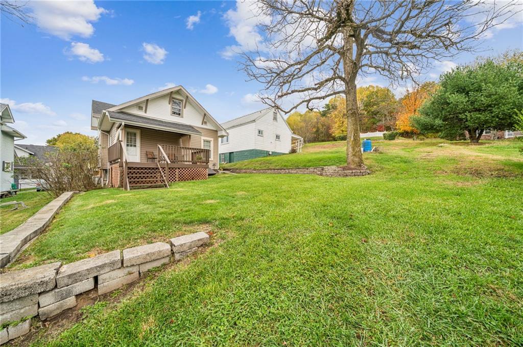 15 Hickory Street Burgettstown, PA 15021 - Photo 35 of 36 a front view of house with yard and green space