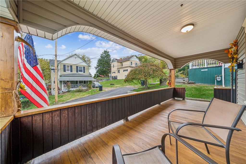 15 Hickory Street Burgettstown, PA 15021 - Photo 4 of 36 a view of a chairs and table in the balcony