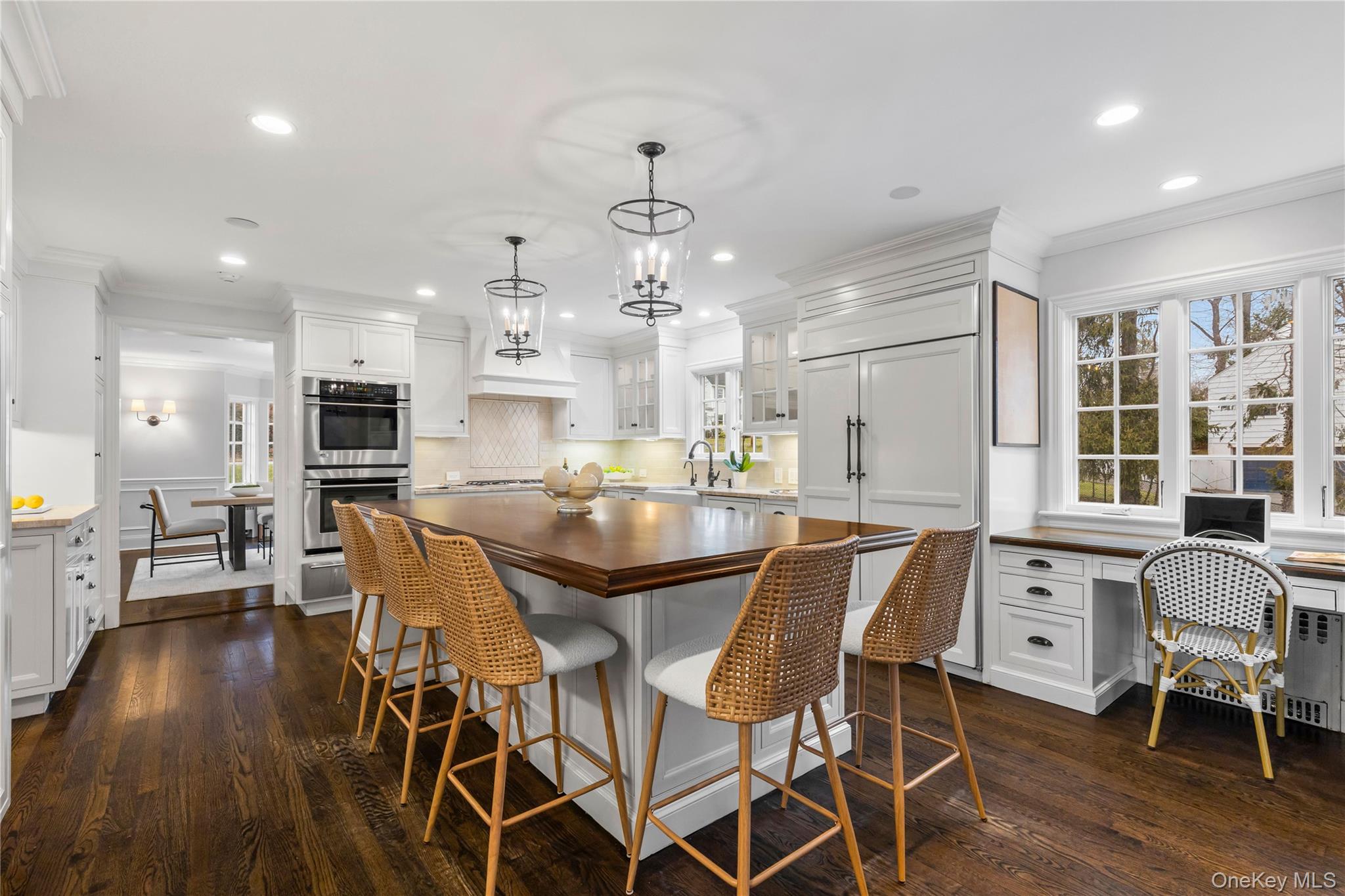 37 Bates Road Harrison, NY 10528 - Photo 12 of 41 a view of a dining room with furniture and wooden floor
