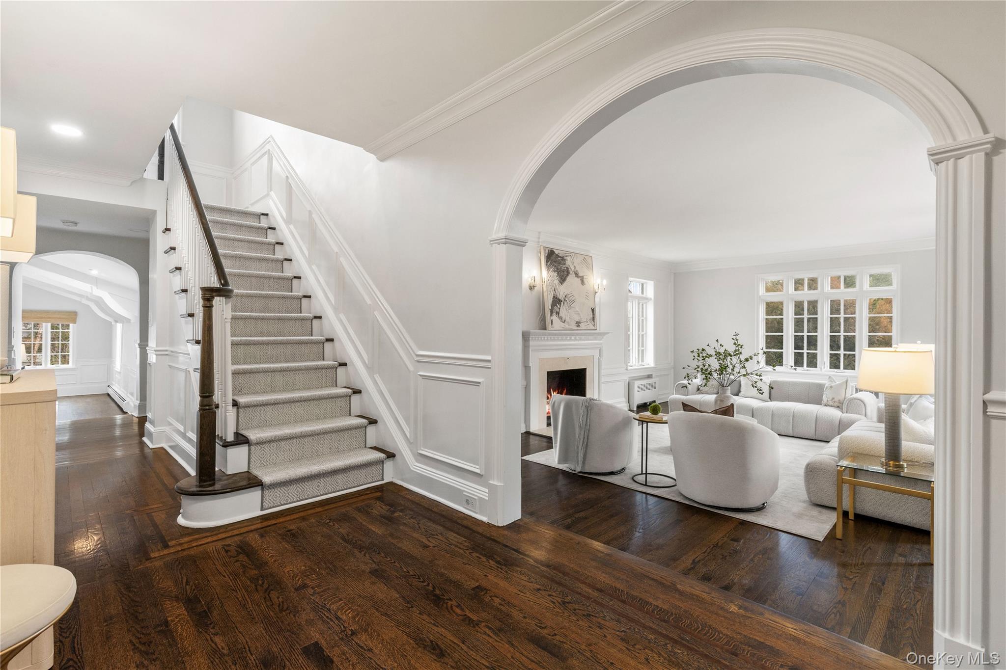 37 Bates Road Harrison, NY 10528 - Photo 3 of 41 a living room with furniture and a wooden floor