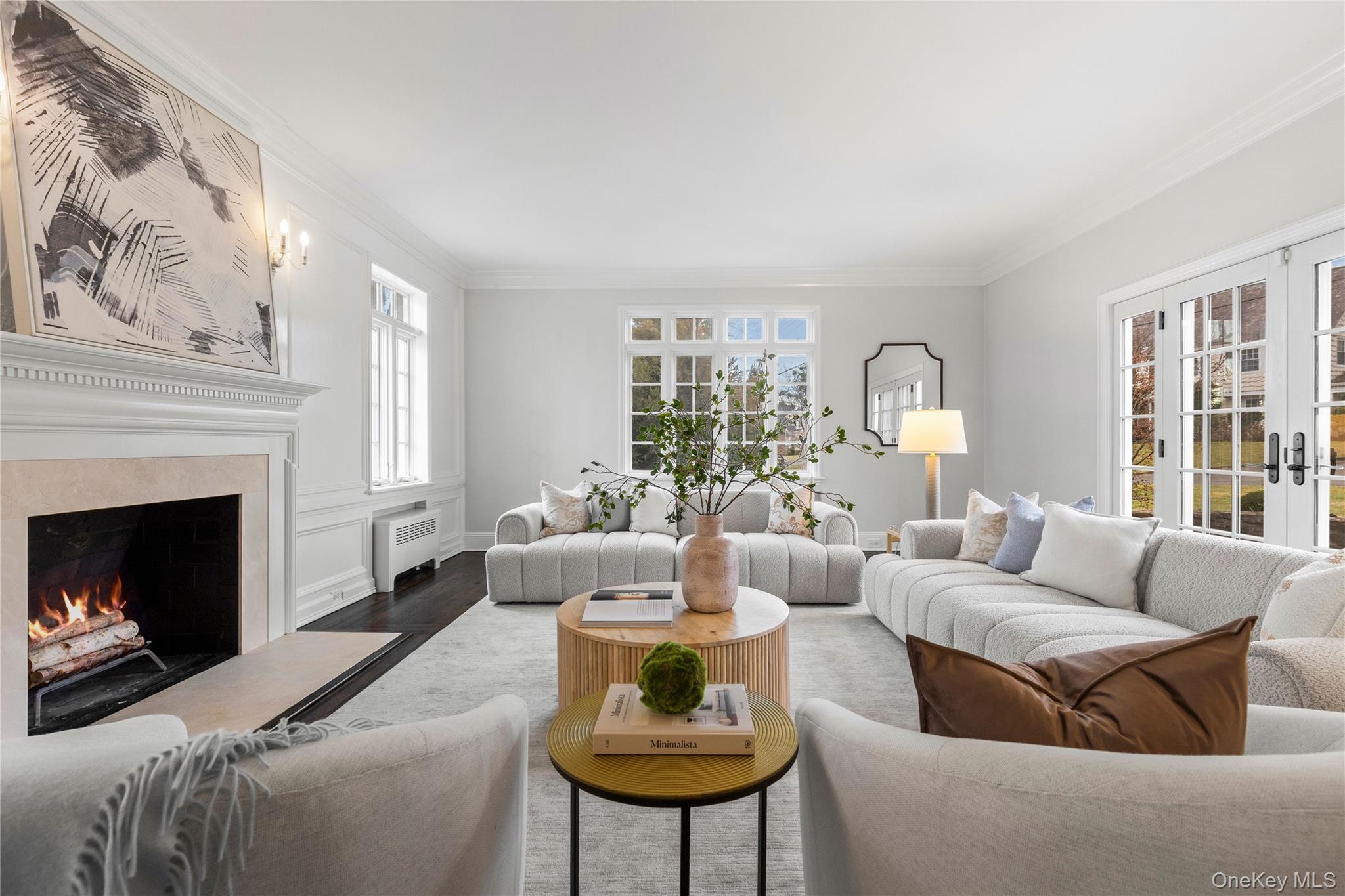 37 Bates Road Harrison, NY 10528 - Photo 4 of 41 a living room with furniture and a fireplace