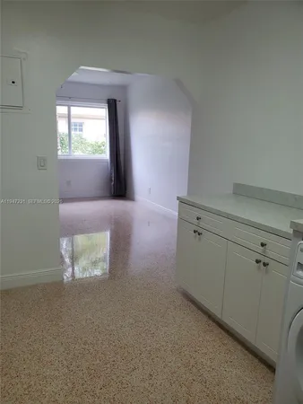 a view of a livingroom with a window