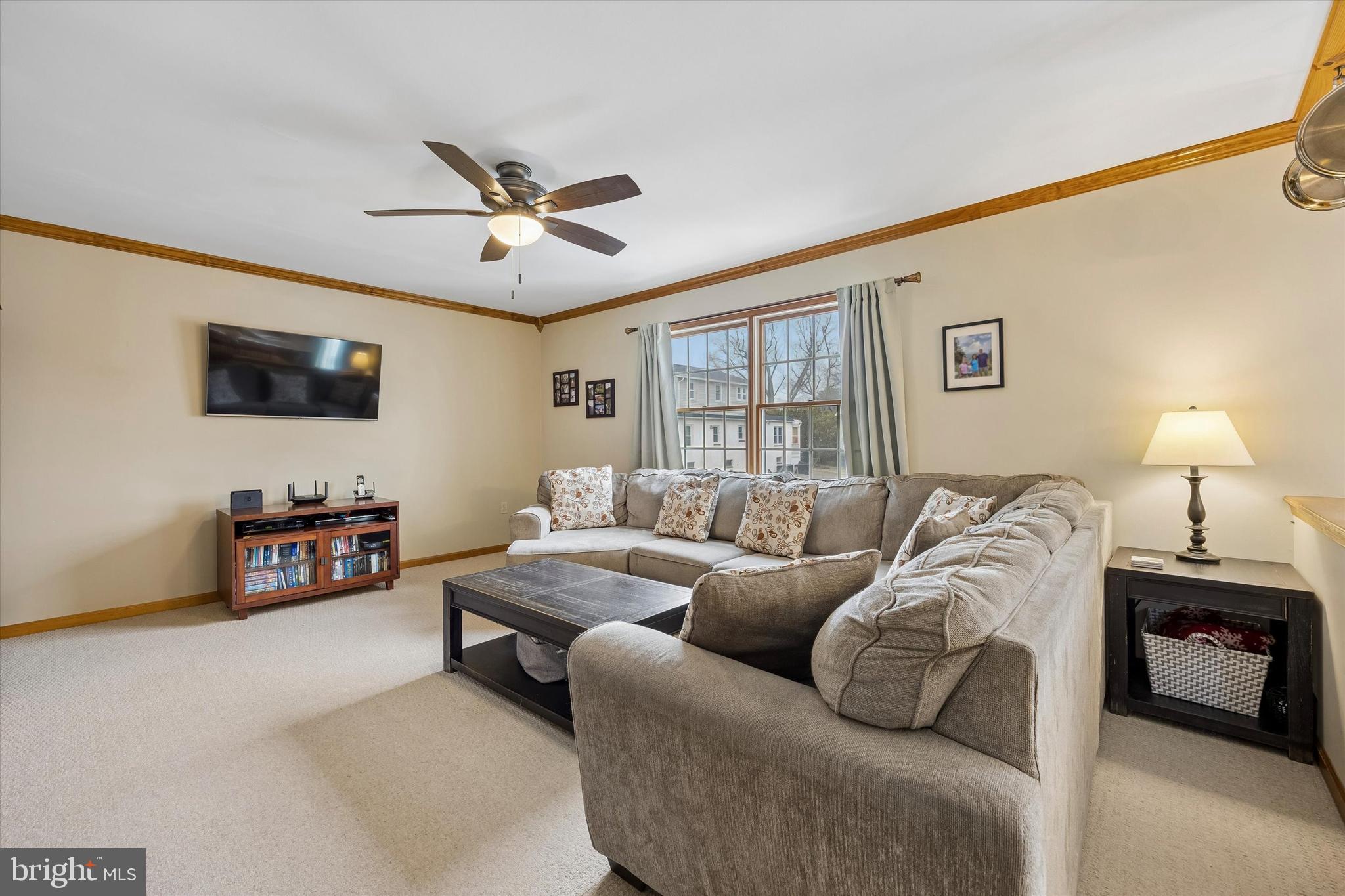 3 Valli Court Hamilton, NJ 08690 - Photo 11 of 48 a living room with furniture and a flat screen tv