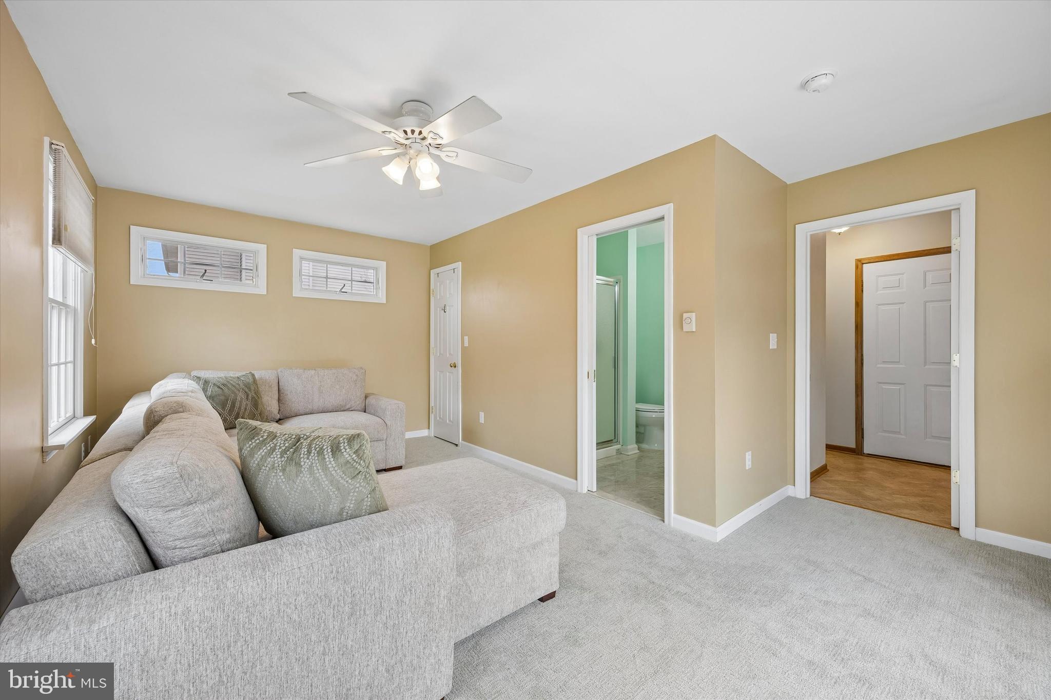 3 Valli Court Hamilton, NJ 08690 - Photo 18 of 48 a living room with furniture and a ceiling fan