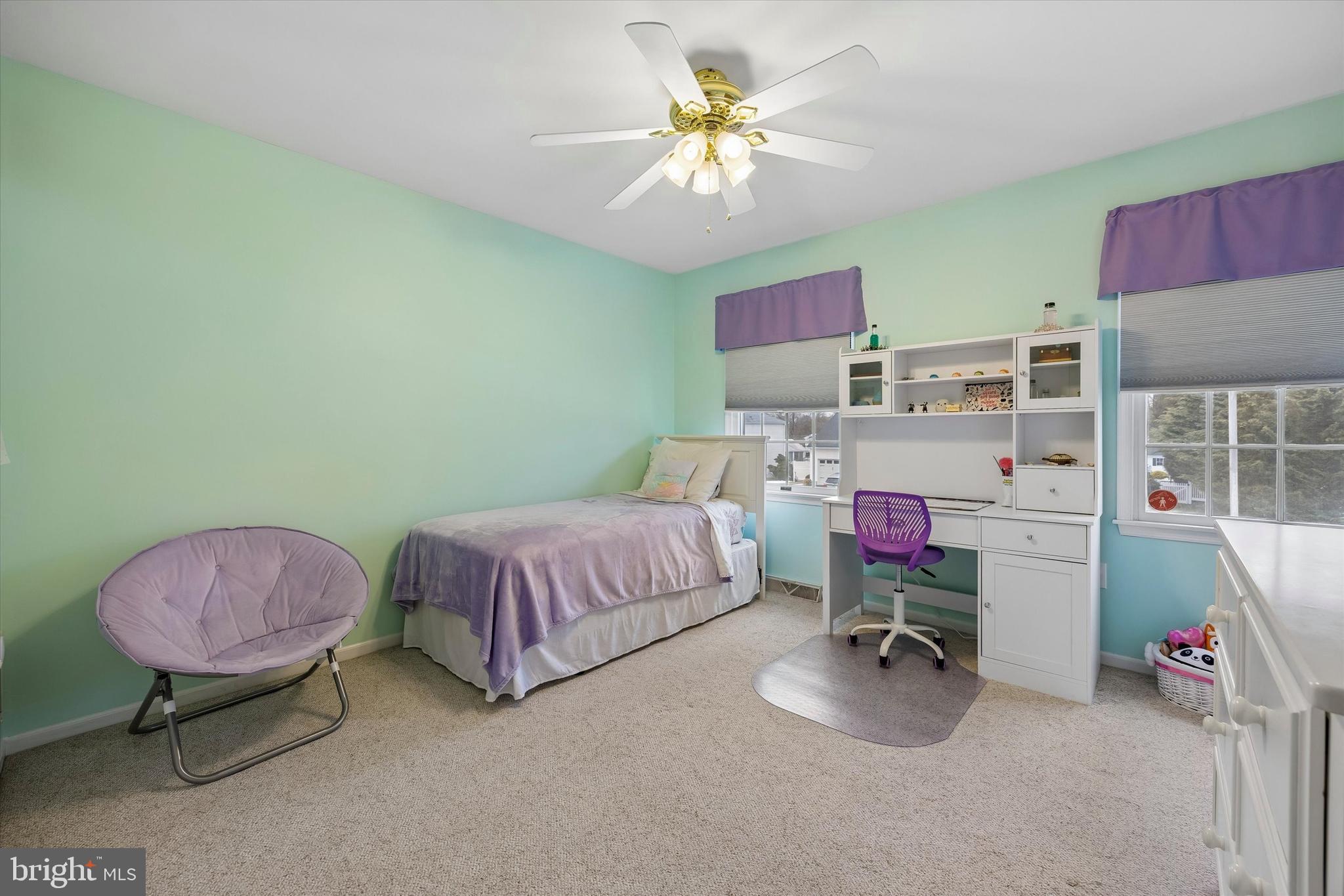 3 Valli Court Hamilton, NJ 08690 - Photo 24 of 48 a bedroom with a bed and a chandelier