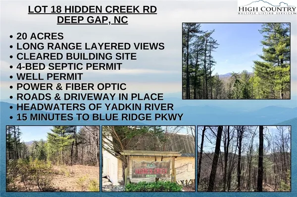 $149,900 | 18 Hidden Creek Road, Deep Gap, NC 28618