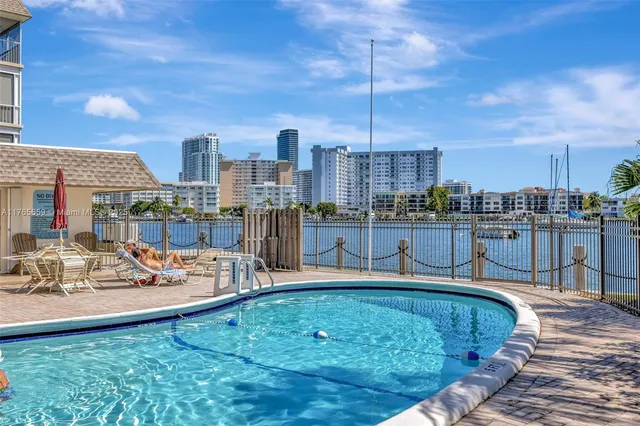a view of outdoor space with seating area