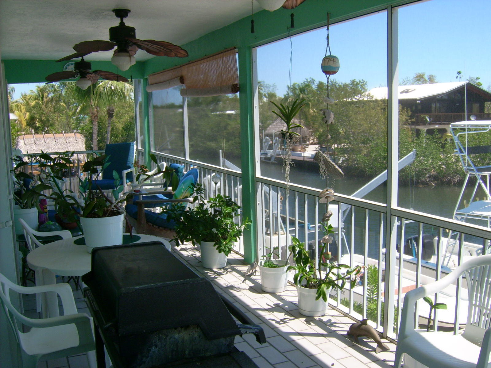 620 La Paloma Road Key Largo, FL 33037 - Photo 42 of 45 Screened Balcony