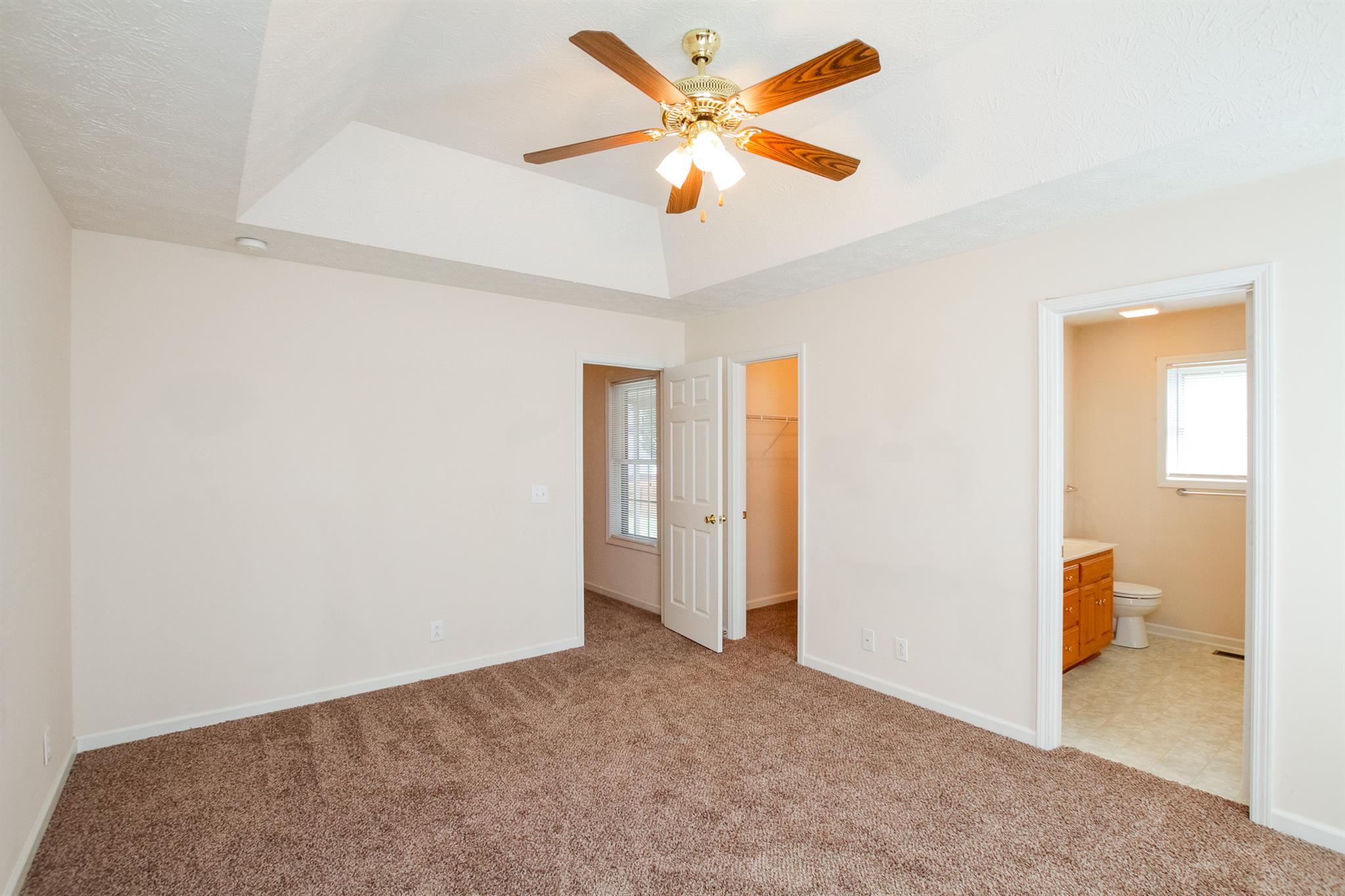 112 Fieldstone Lane Springfield, TN 37172 - Photo 16 of 24 an empty room with closet and a ceiling fan