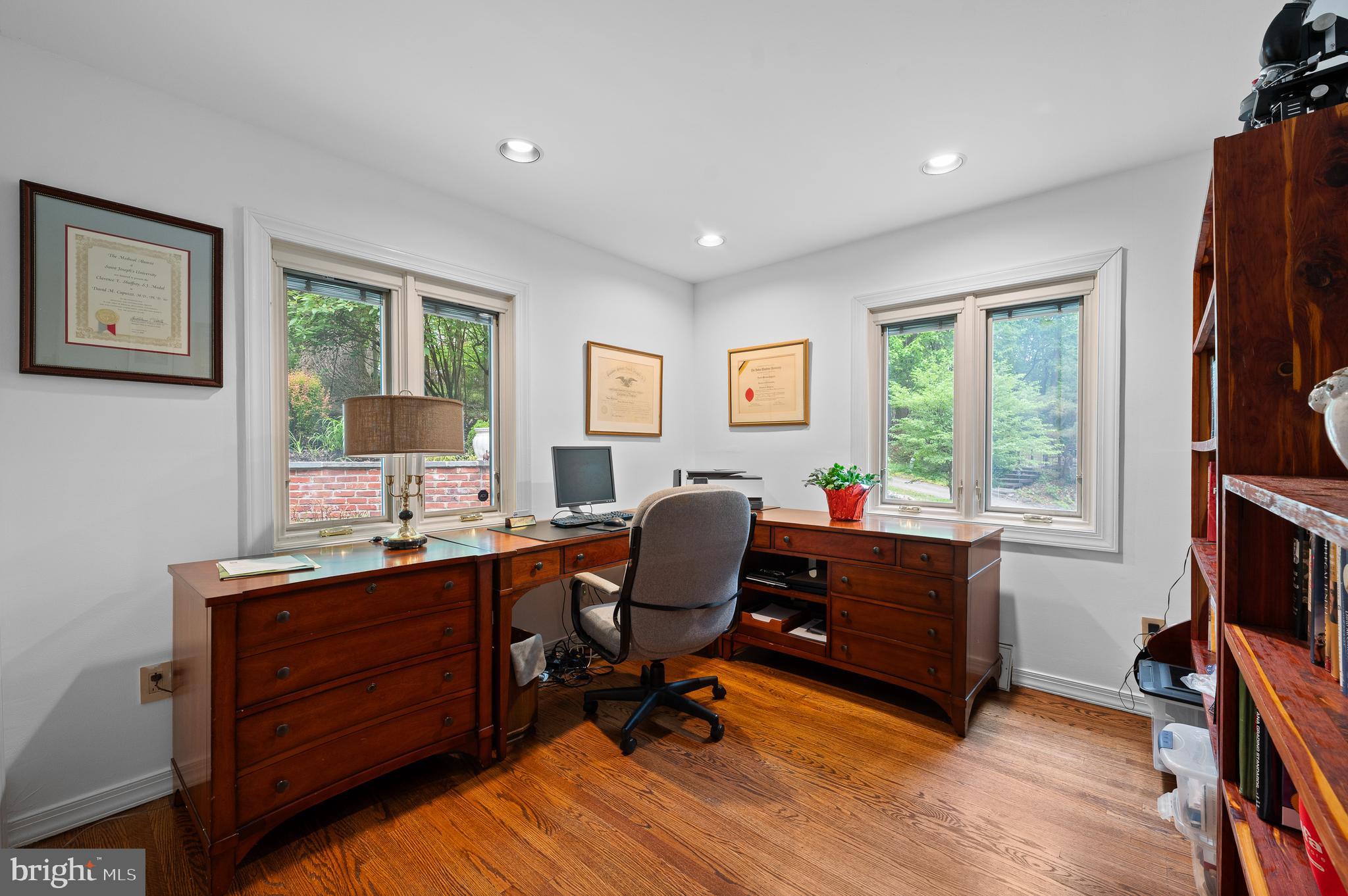 590 Fletcher Road Wayne, PA 19087 - Photo 27 of 44 a view of a workspace with furniture and a window