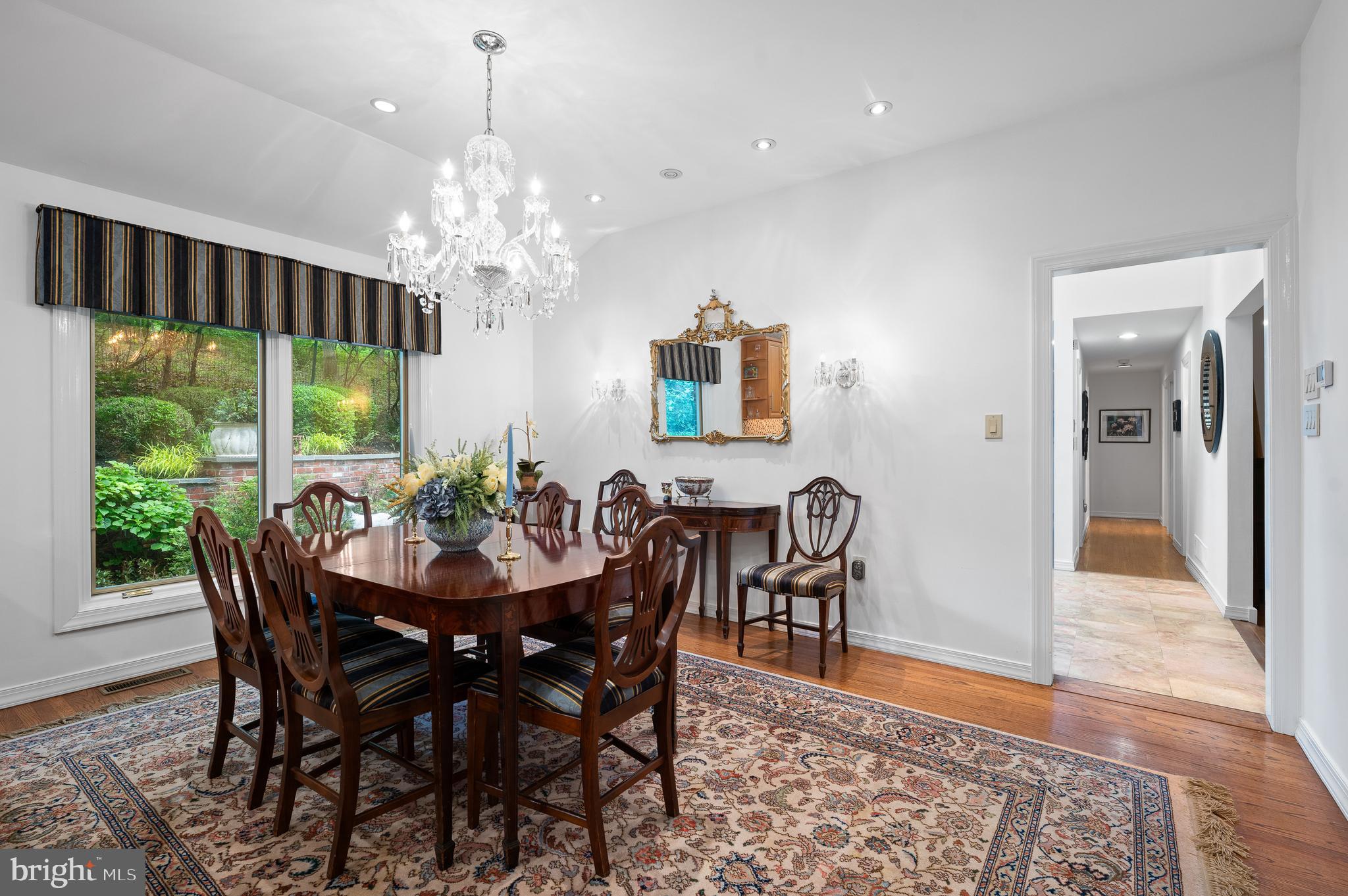 590 Fletcher Road Wayne, PA 19087 - Photo 10 of 44 a view of a dining room with furniture window and wooden floor