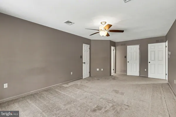 a view of an empty room