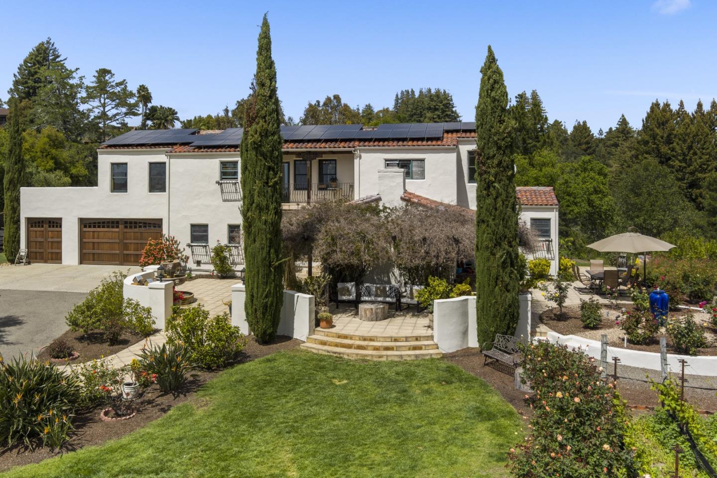 787 Rider Ridge Road Santa Cruz, CA 95065 - Photo 1 of 39 a view of a house with backyard and sitting area