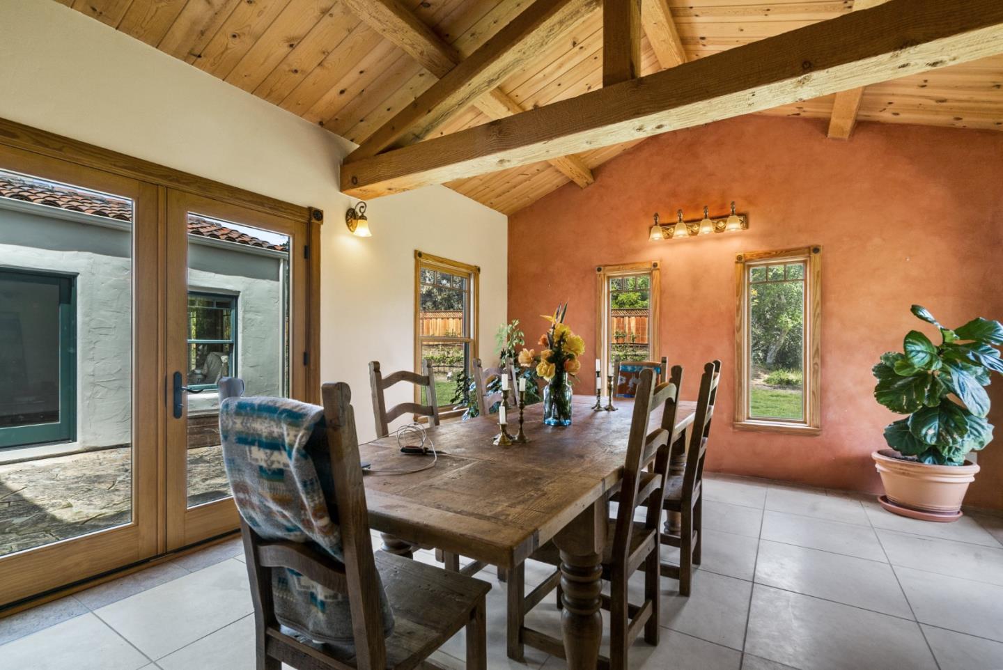 787 Rider Ridge Road Santa Cruz, CA 95065 - Photo 11 of 39 a view of a dining room with furniture and wooden floor