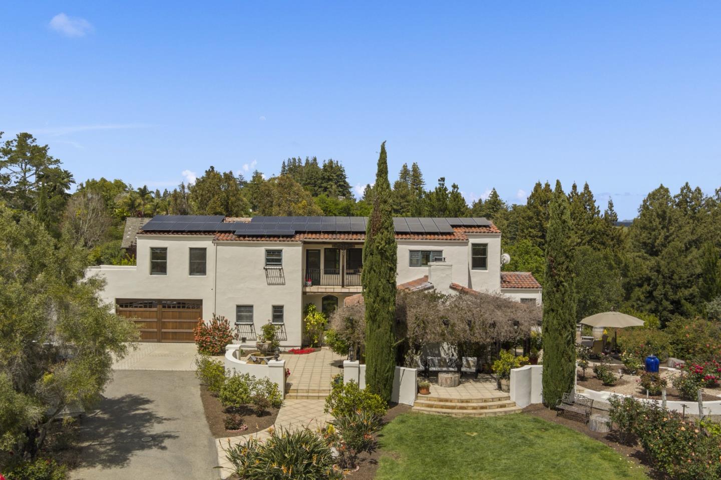 787 Rider Ridge Road Santa Cruz, CA 95065 - Photo 3 of 39 a view of a house with a chairs in a patio