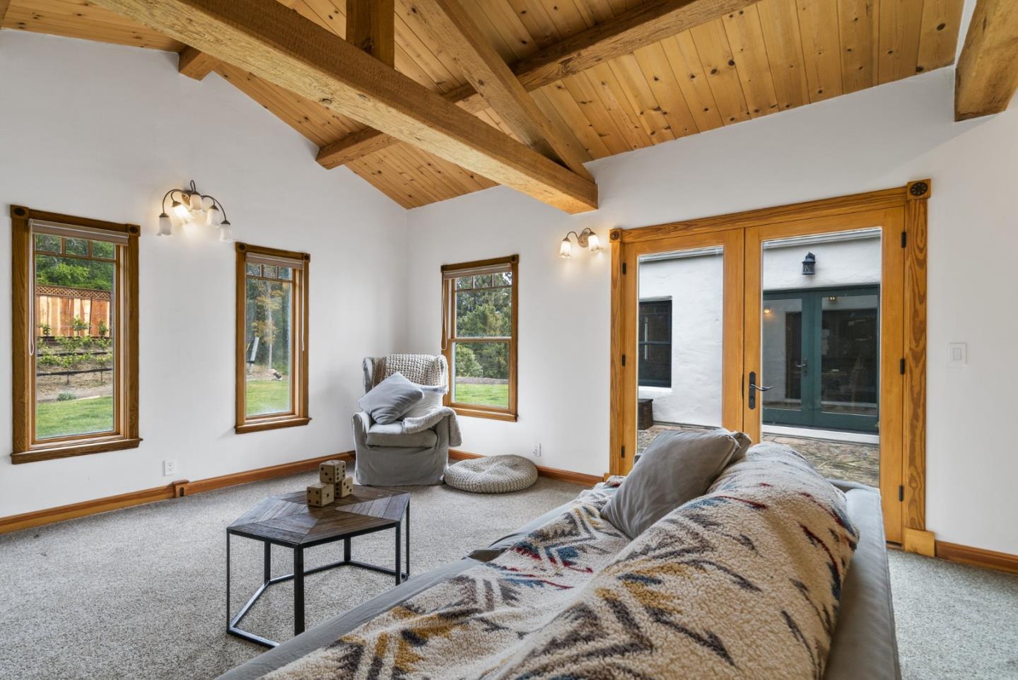 787 Rider Ridge Road Santa Cruz, CA 95065 - Photo 10 of 39 a bedroom with furniture and a window