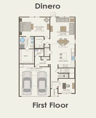 406 Point Nemo Street Crosby, TX 77532 - Photo 42 of 43 Floor Plan - 1st