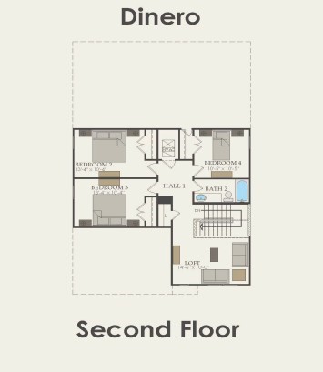 406 Point Nemo Street Crosby, TX 77532 - Photo 43 of 43 Floor Plan - 2nd